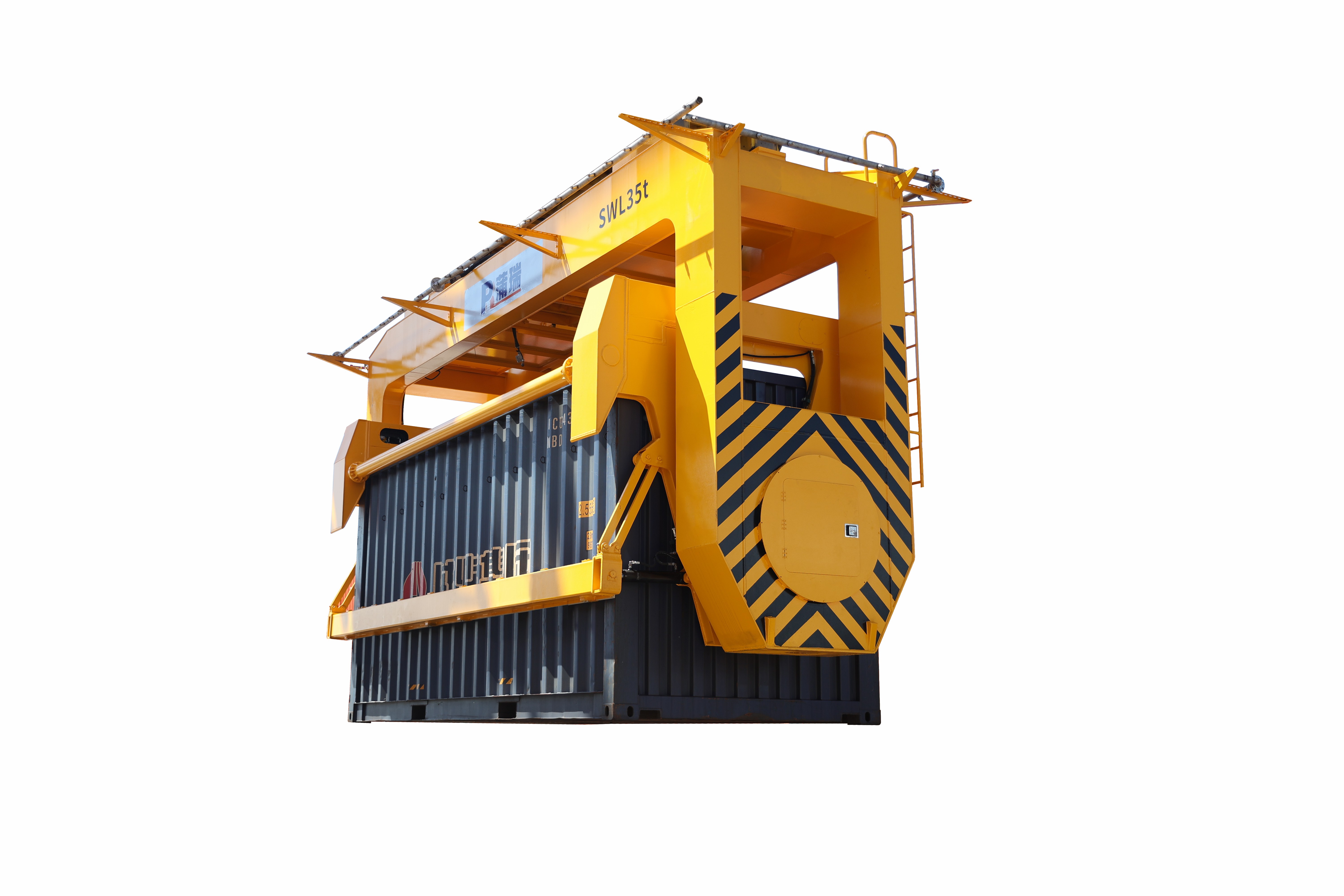集裝箱翻轉(zhuǎn)吊具###Container Tipping Spreader